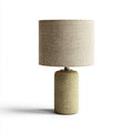 Lámpara de mesa tejido 24x24x41 cm - beige - adecuada para salón - dormitorio - diseño decorativo