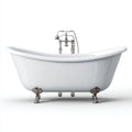 Bañera - Acrílico - 170x75x78 cm - Blanco - Apto para baño - Estilo clásico